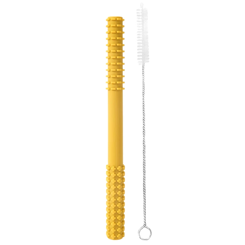 Anneau dentition bébé jaune