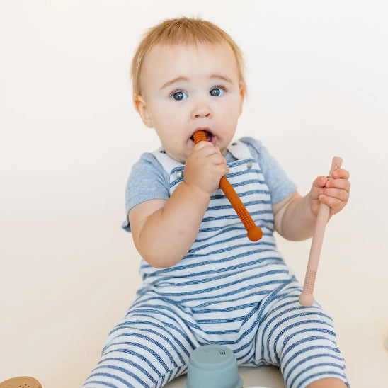 Anneau dentition bébé marron