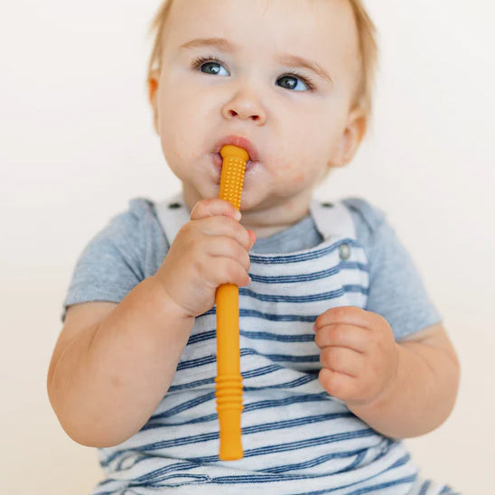 Anneau dentition bébé orange