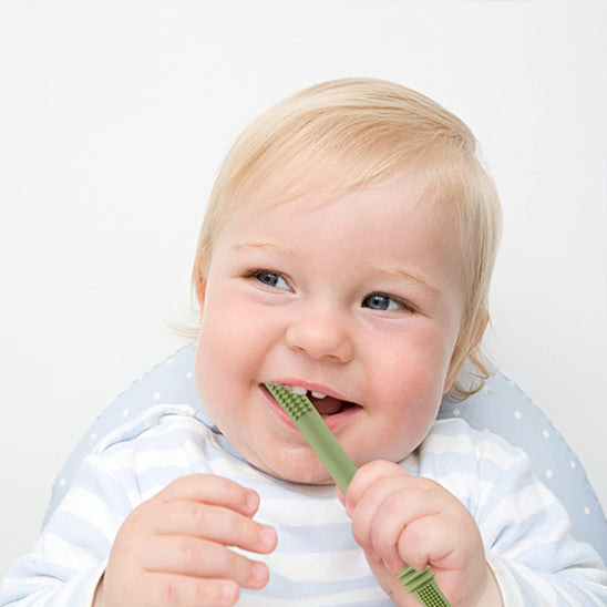 Anneau dentition bébé vert