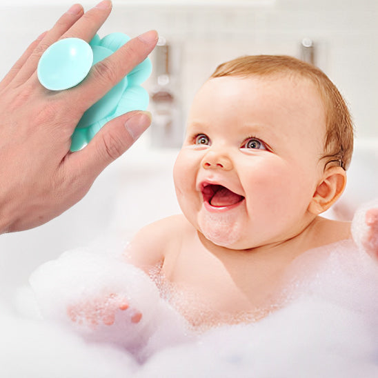Brosse cheveux pour bebe bain rigole