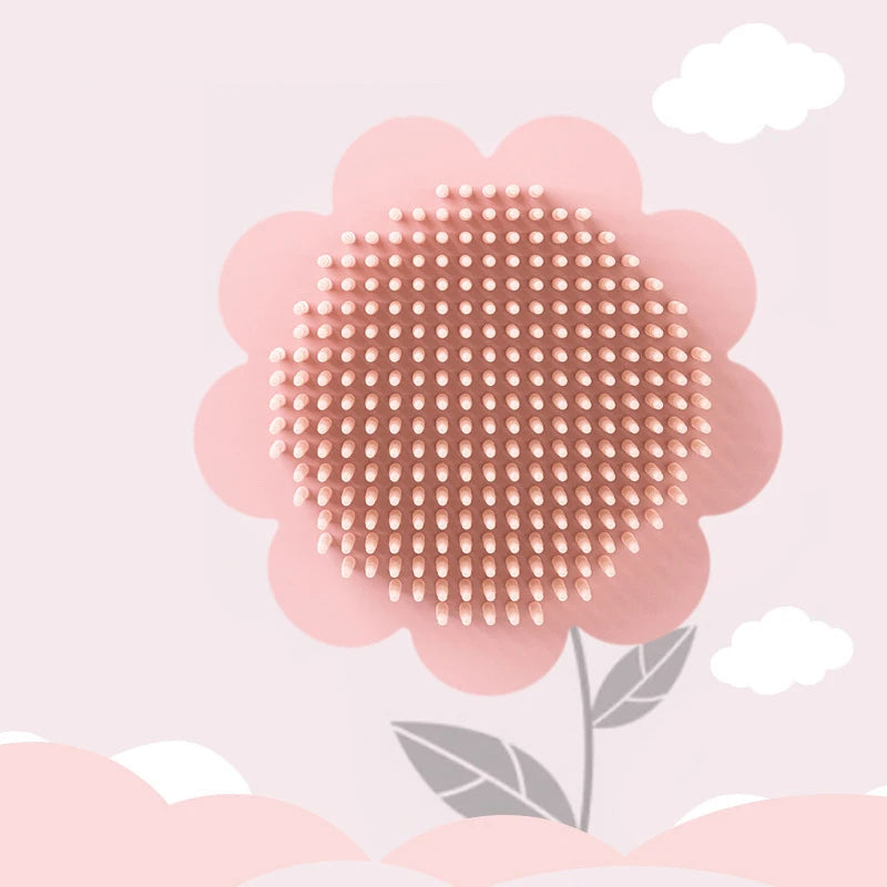 brosse cheveux pour bebe rose